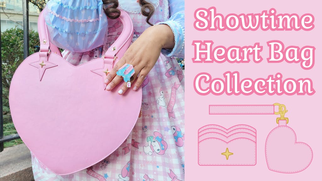 [JILLSTUART]★HEART LOGO PATCH HALF MOON BAGUETTE BAG Her Universe Hello Kitty Pink Heart Baguette Bag | Hot Topic